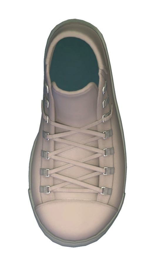 Cartoon High Poly Subdivision Beige Bots 3D Model Low-poly 3D model_1