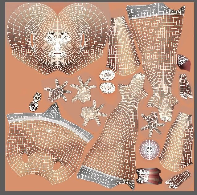 Cartoon Low Poly Style Avatar 020 3D Model Low-poly 3D model_8