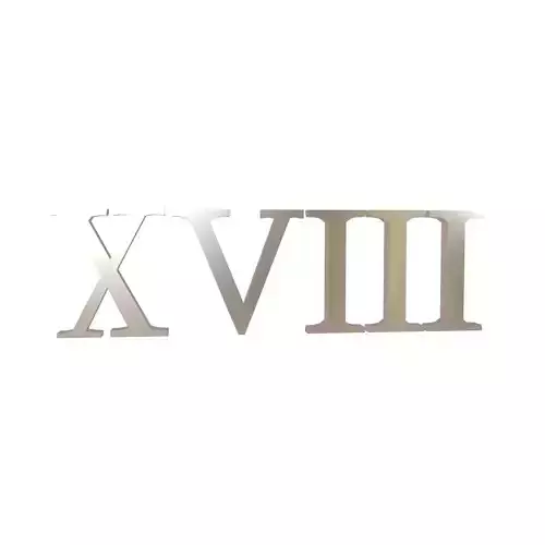 Roman Numerals 18 v1 003