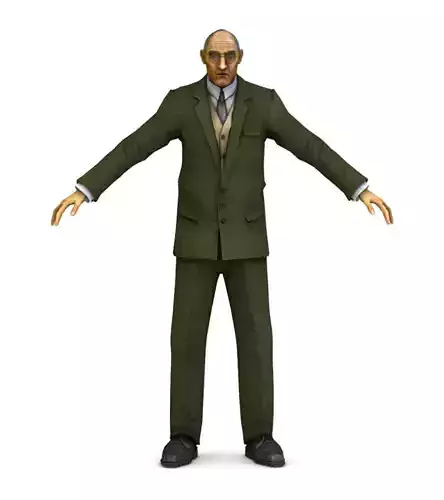 Older Man in Green Suit