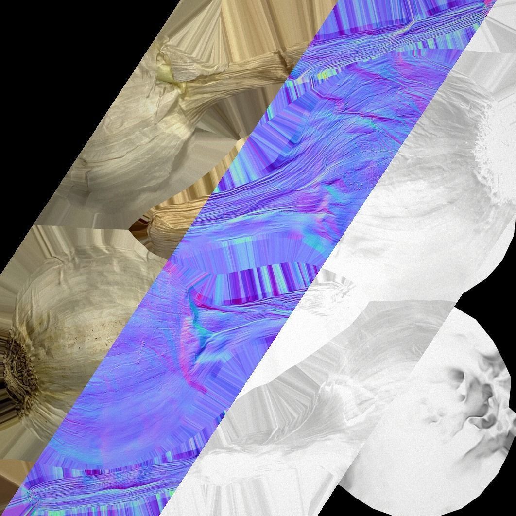 Fruits and Vegetables Collection Low-poly 3D model_49