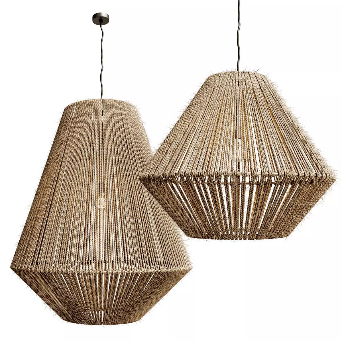 Rags Pendant Lamp 3D model_0