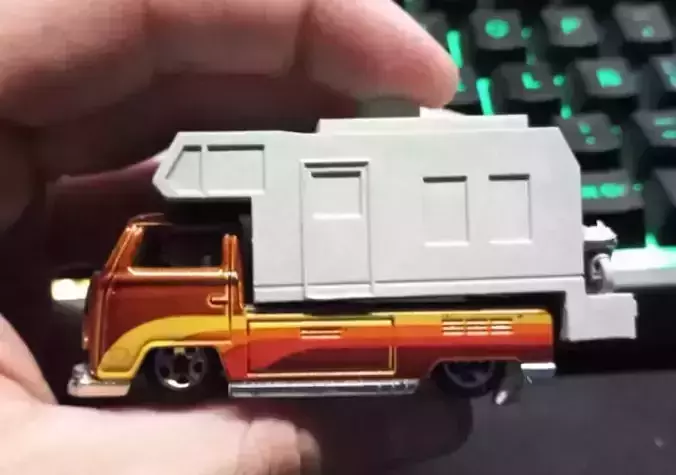 CAMPER HOT WHEELS 1 64 VOLKWAGEN VW T2 PICKUP RV