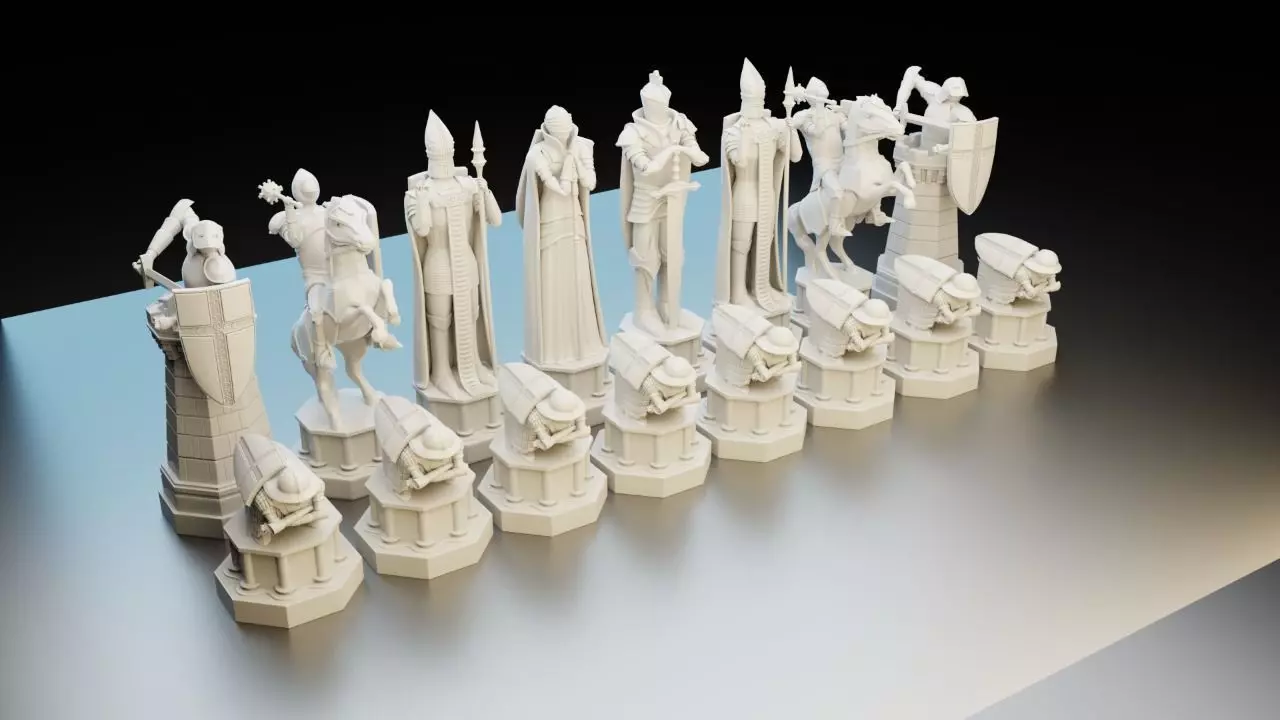 Harry Potter - Chess Wizarding Figure 3D print model 3D print model_0