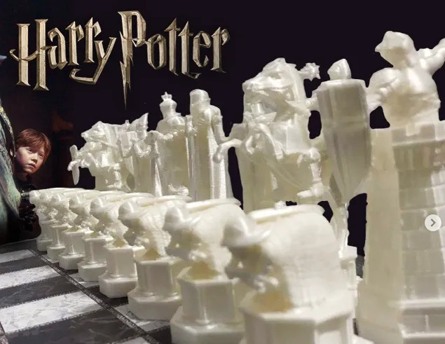 ONLY PAWN Harry Potter - Chess Wizarding Figure 3D print model 3D print model_2