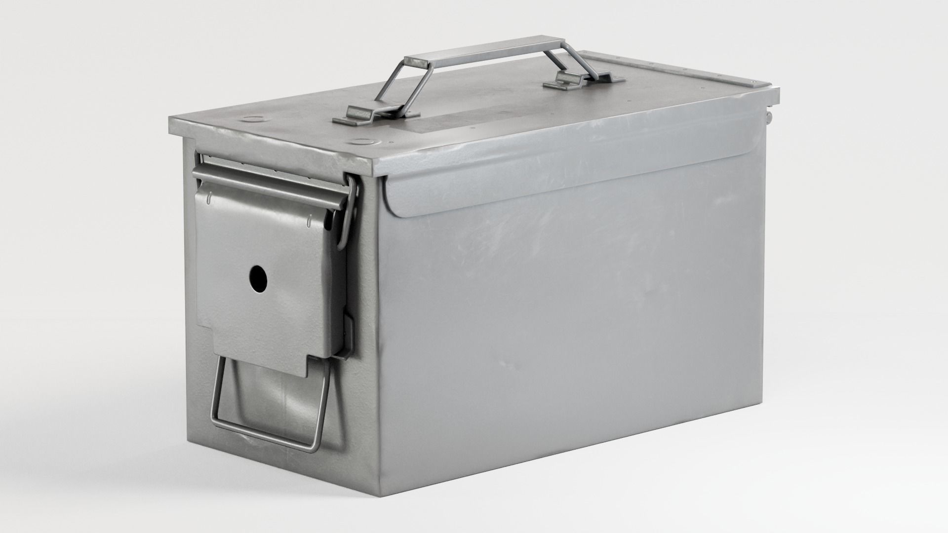Used millitary Ammo box M2A1 yk1 Low-poly 3D model_8
