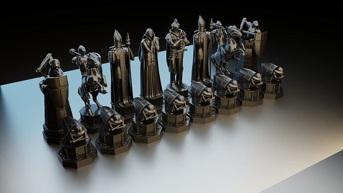 ONLY QUEEN Harry Potter - Chess Wizarding Figure 3D print model 3D print model