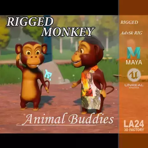 Jungle Animal Buddies - Monkey