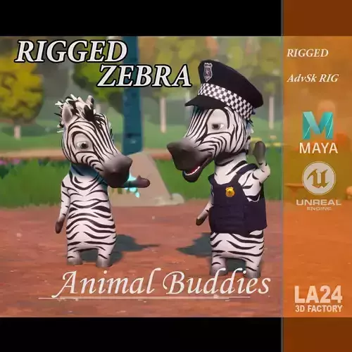 Jungle Animal Buddies - ZEBRA