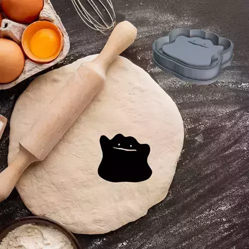 DITTO COOKIE CUTTER PASTRY DOUGH BISCUIT SUGAR FOOD 3D print model