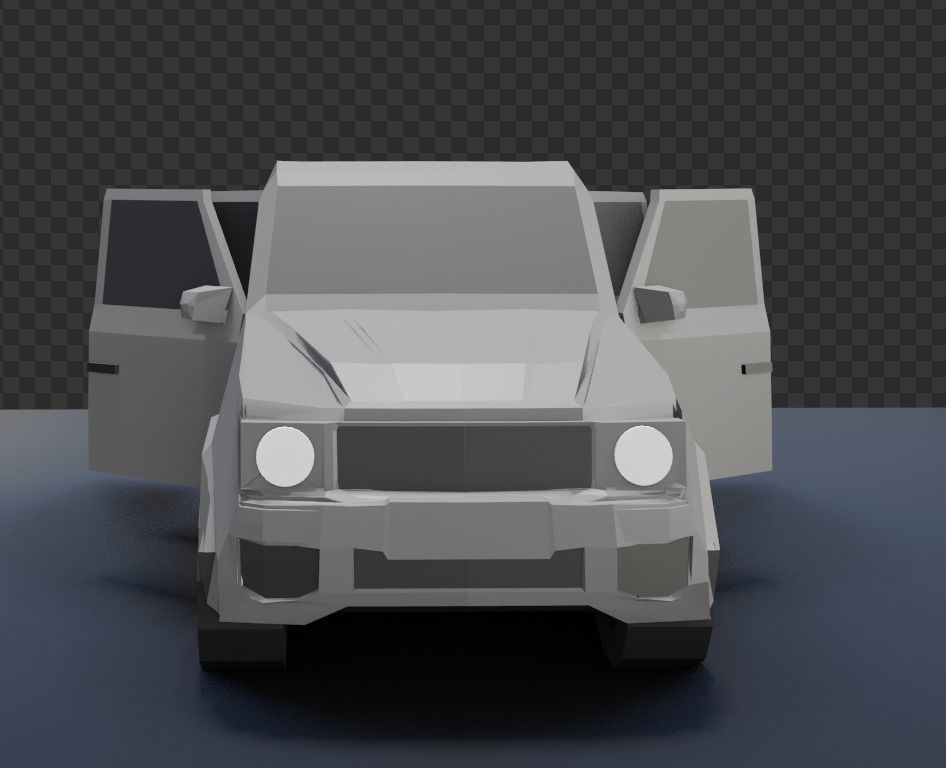 Mercedes Benz G Class - LowPoly Low-poly 3D model_16