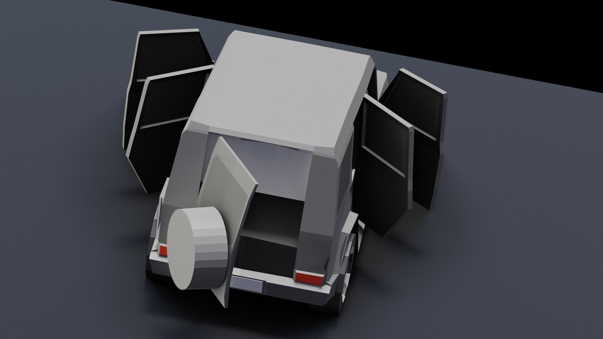 Mercedes Benz G Class - LowPoly Low-poly 3D model_7