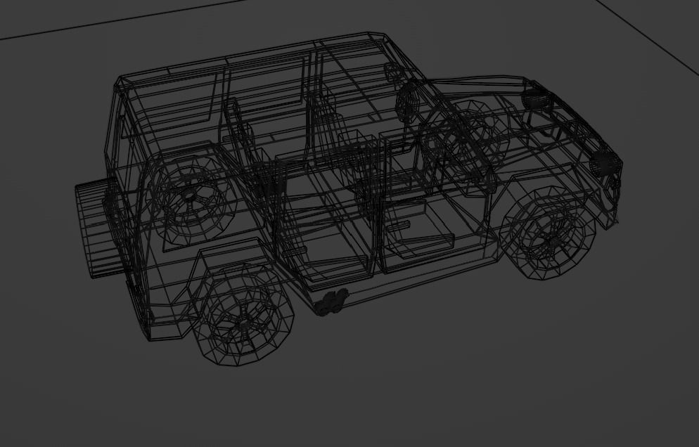Mercedes Benz G Class - LowPoly Low-poly 3D model_23