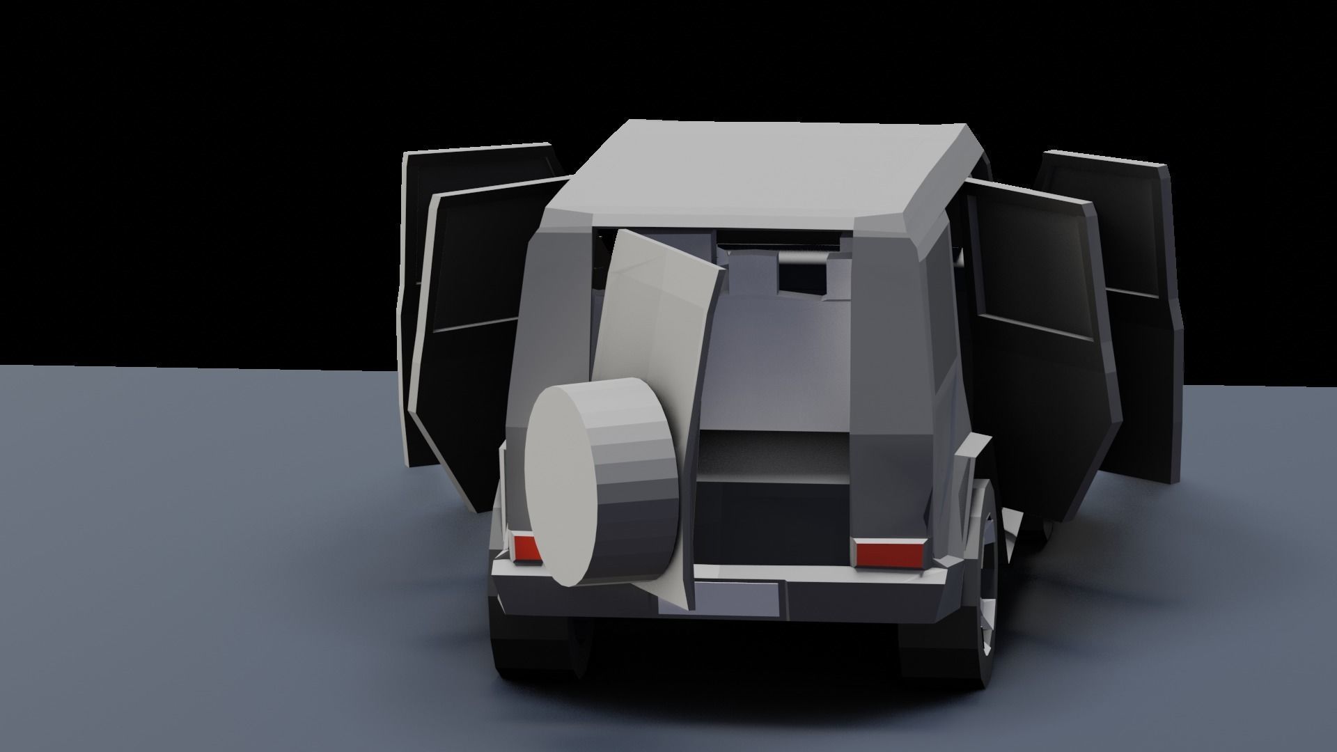 Mercedes Benz G Class - LowPoly Low-poly 3D model_8
