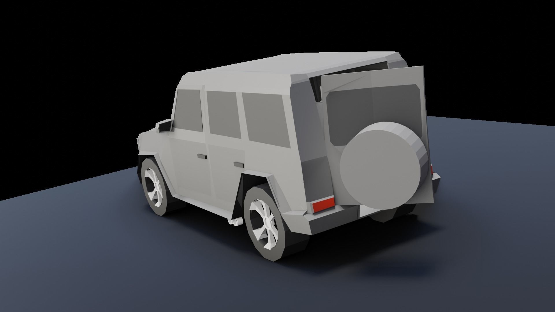 Mercedes Benz G Class - LowPoly Low-poly 3D model_2