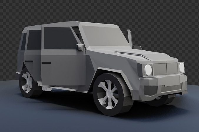 Mercedes Benz G Class - LowPoly Low-poly 3D model