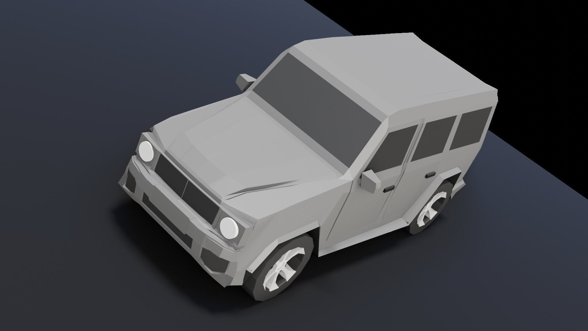 Mercedes Benz G Class - LowPoly Low-poly 3D model_1