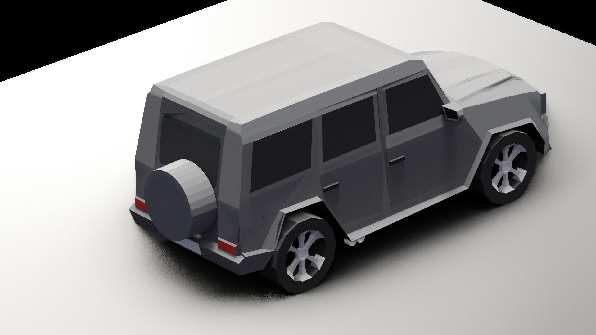 Mercedes Benz G Class - LowPoly Low-poly 3D model_3