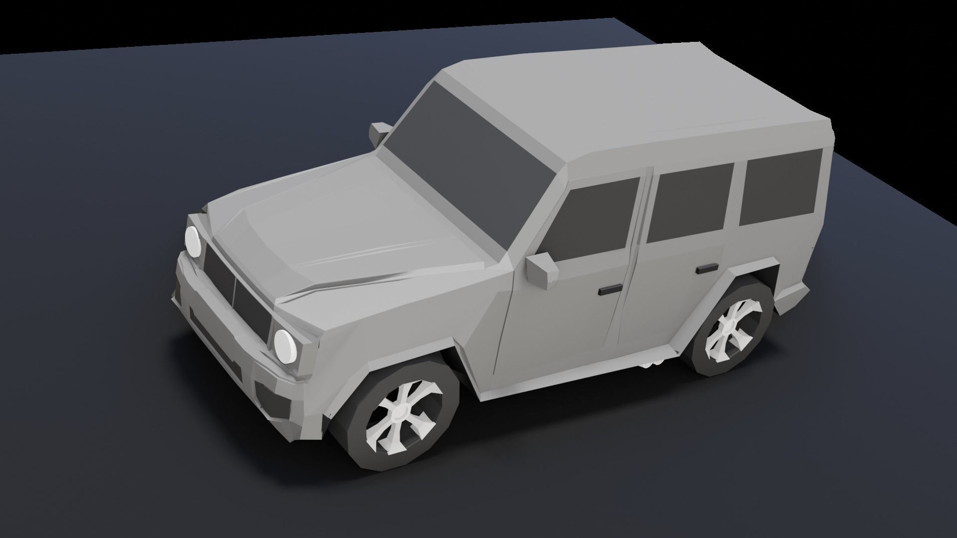 Mercedes Benz G Class - LowPoly Low-poly 3D model_19