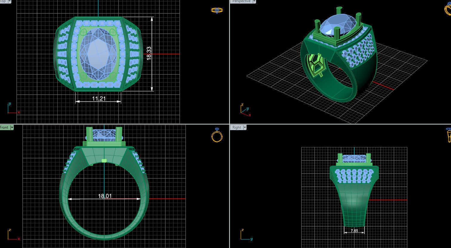 Ring 44  3D model_6