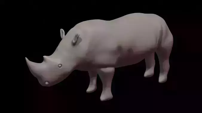 Rhino Base Mesh 