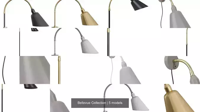 Bellevue Collection desk lamp - brass 
