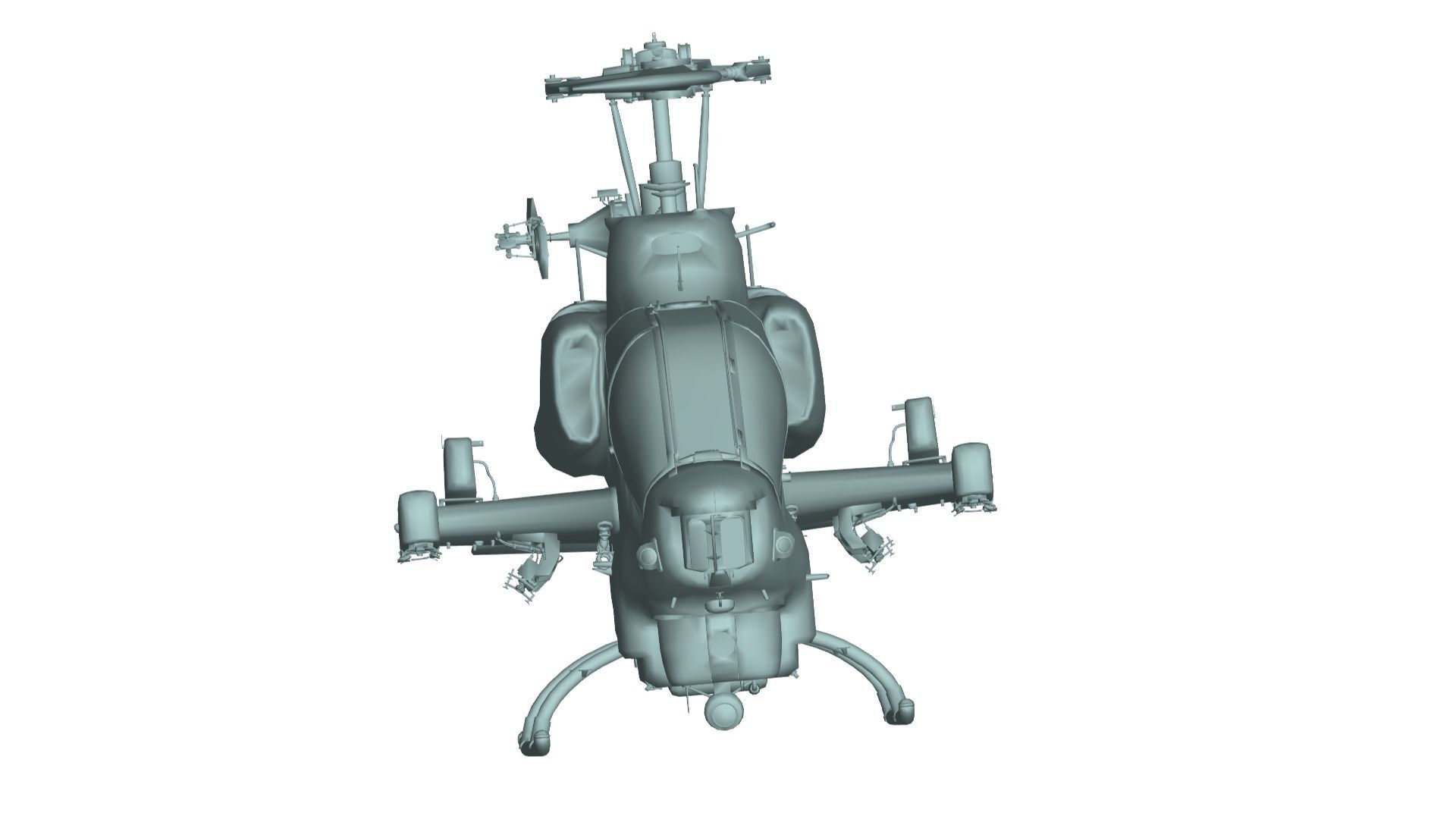 Bell AH-1 SuperCobra 3D model_3