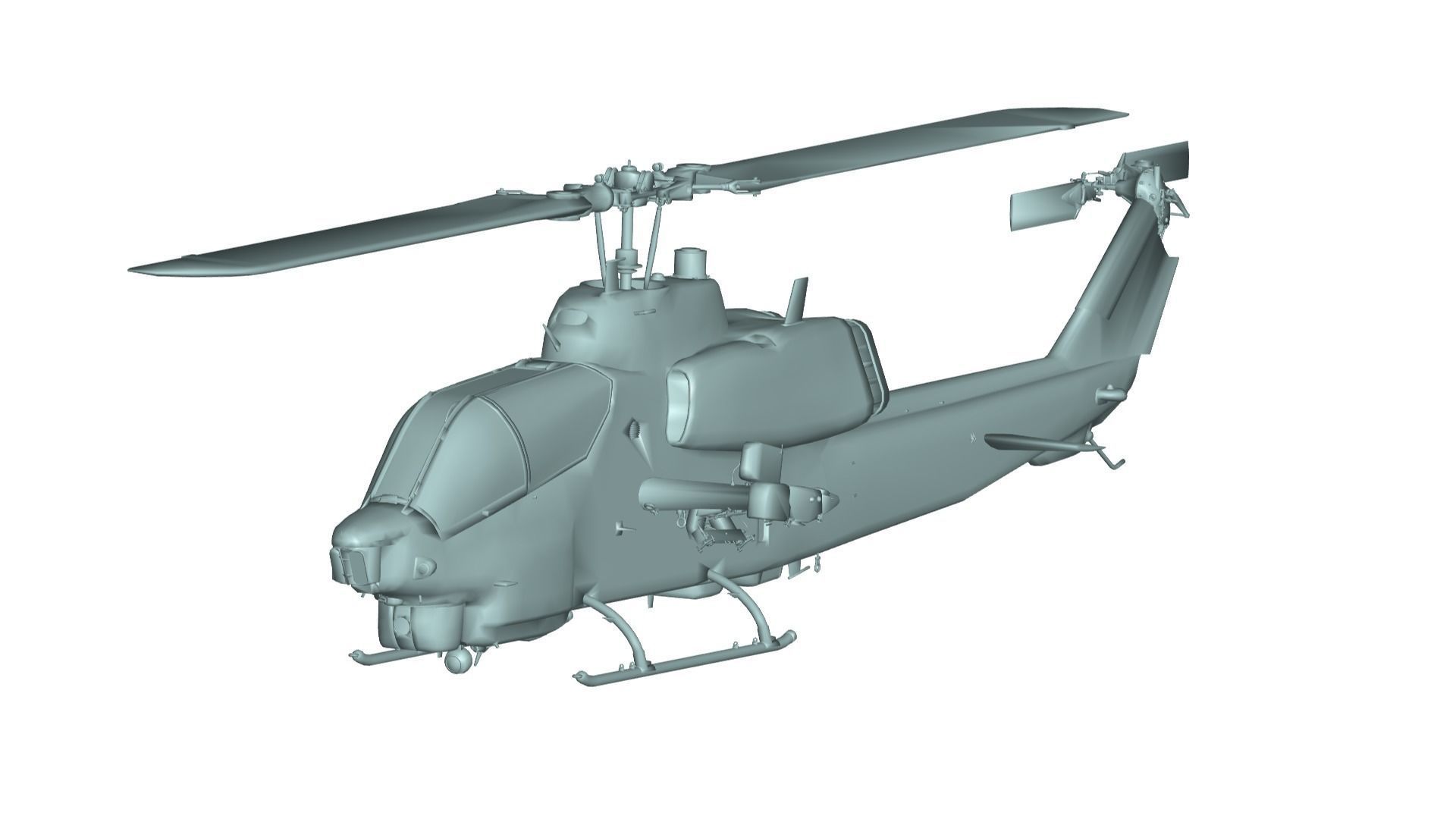 Bell AH-1 SuperCobra 3D model_1