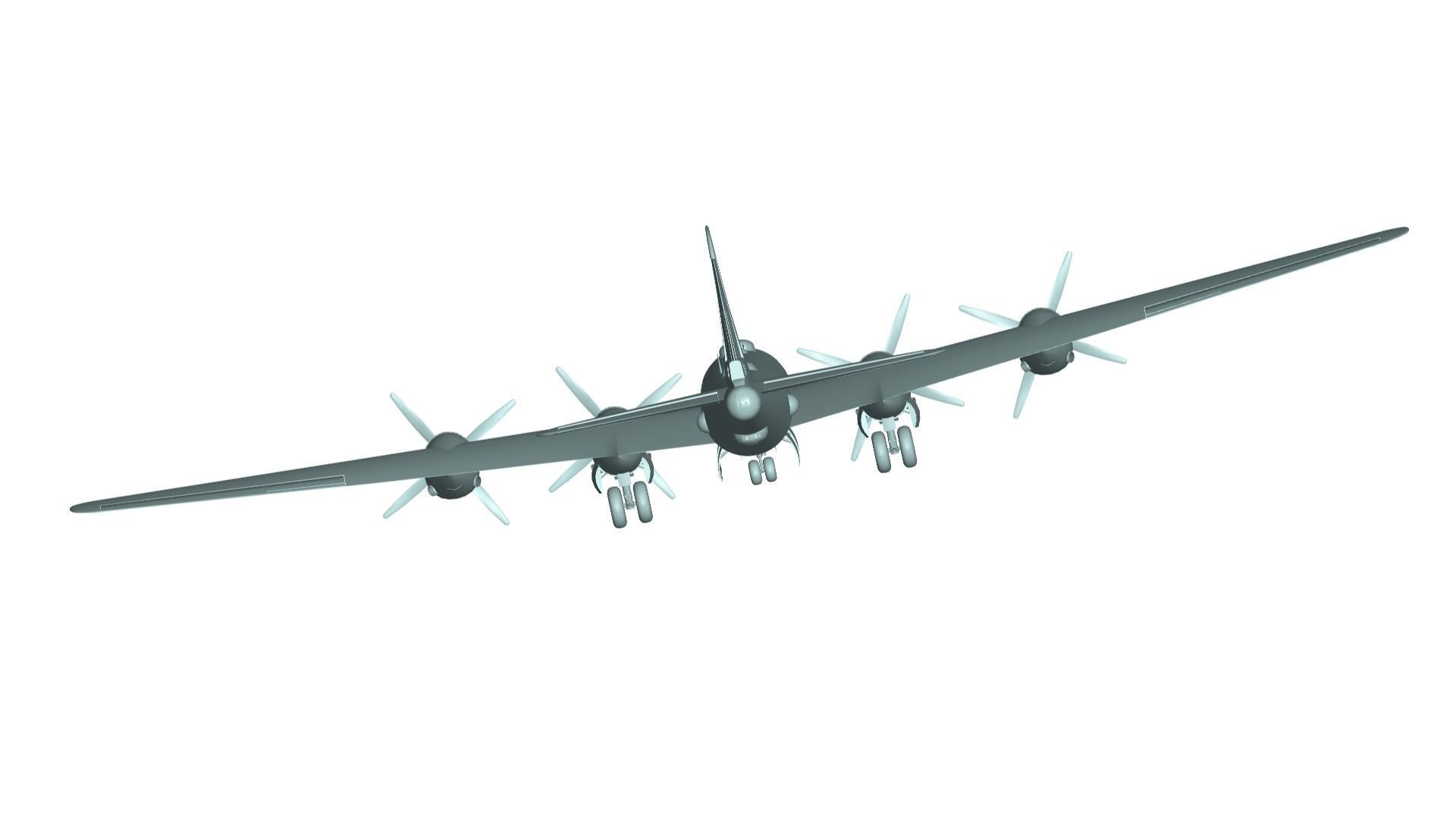 Boeing B-29 Superfortress 3D model_3
