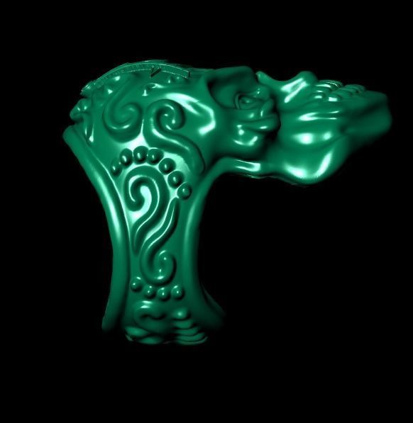 skull ring 3D print model_9