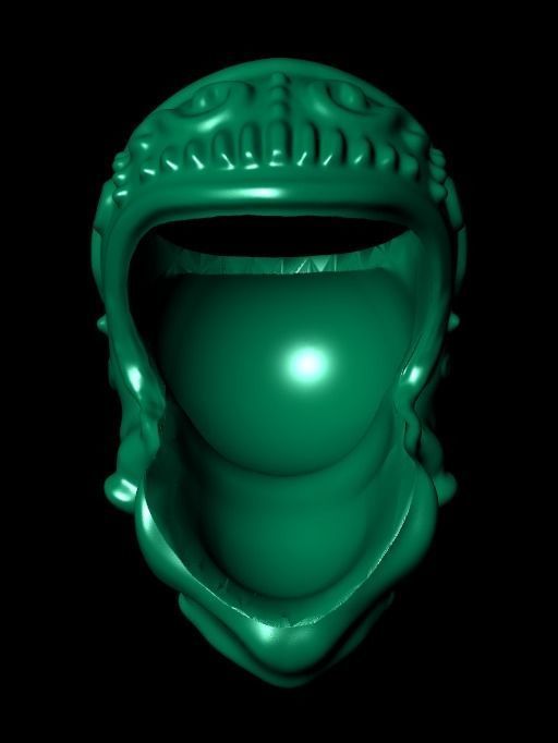 skull ring 3D print model_11