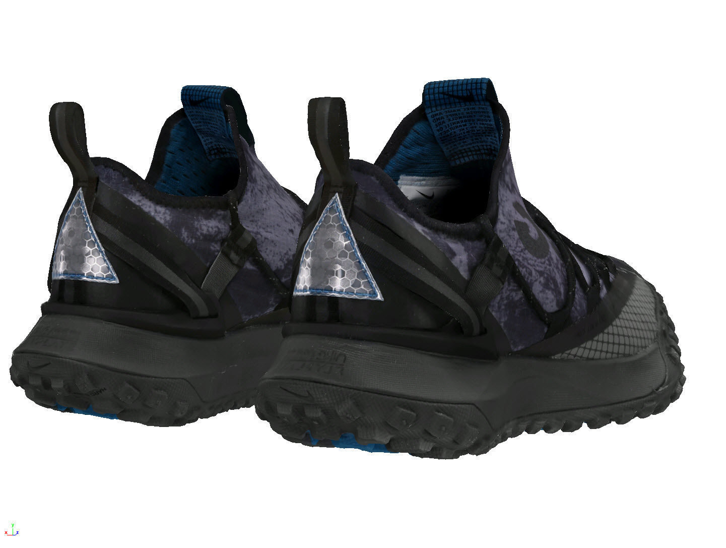 Nike ACG Mountain Fly Grey Abyss cyberpunk techwear shoes  3D model_5