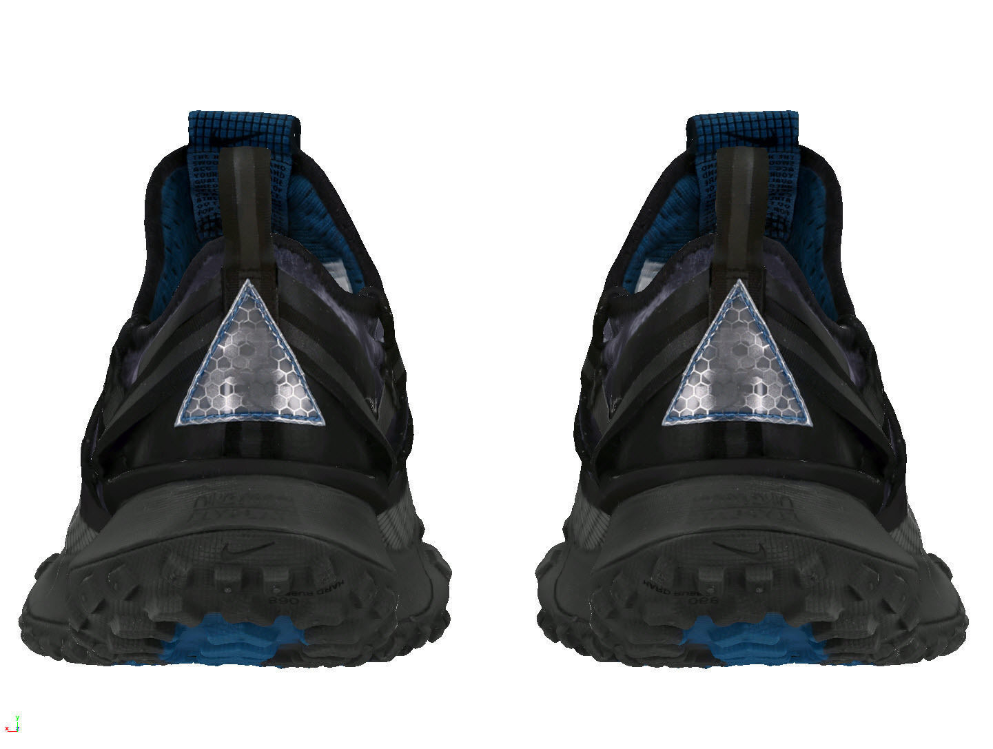 Nike ACG Mountain Fly Grey Abyss cyberpunk techwear shoes  3D model_6