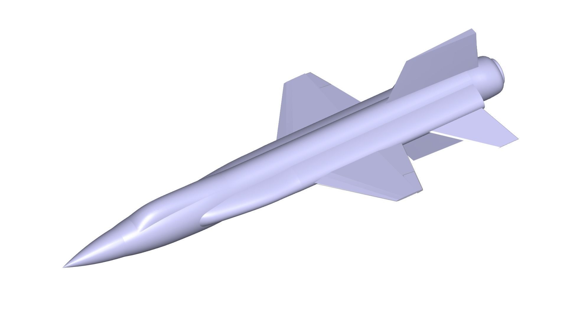 North American X-15 3D model_1