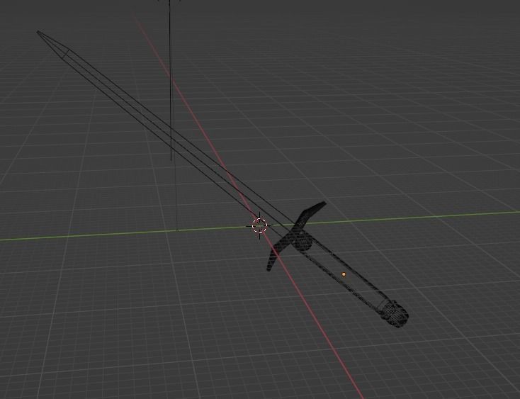 Sword Free low-poly 3D model_1