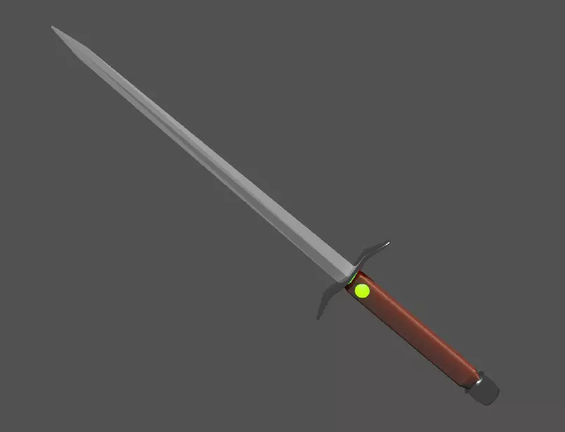 Sword Free low-poly 3D model_0