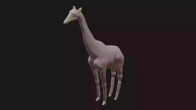 Giraffe Base Mesh 3D model