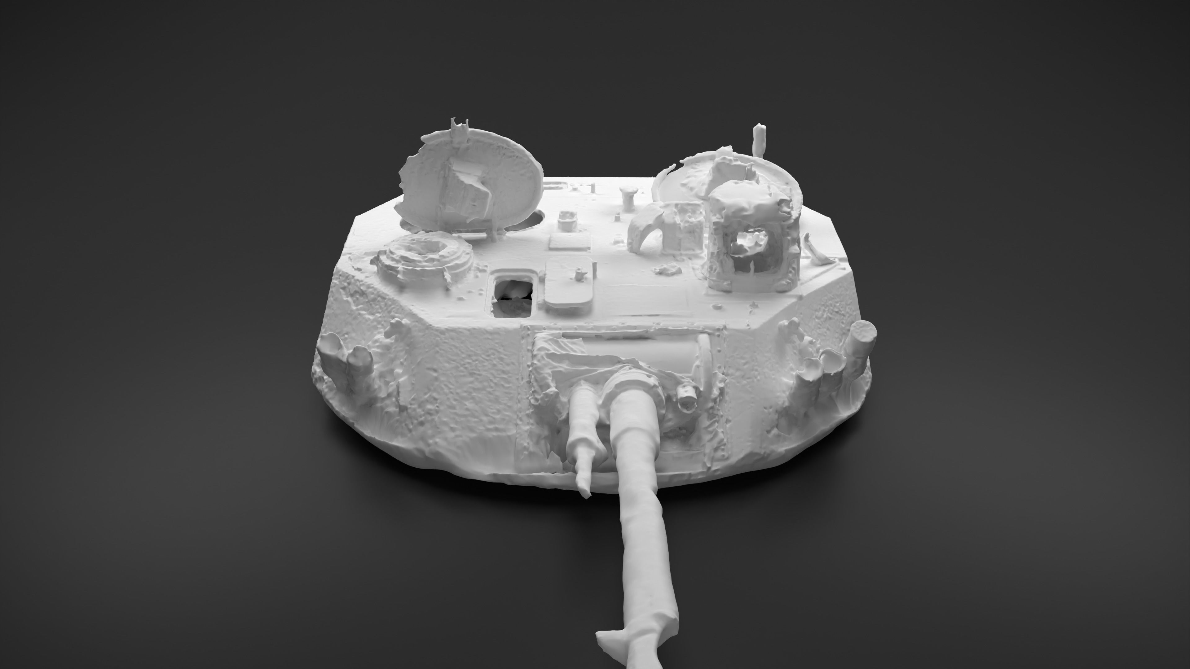 Combat module BMD-4M Bakhcha-U turret Photoscan 3D model_5