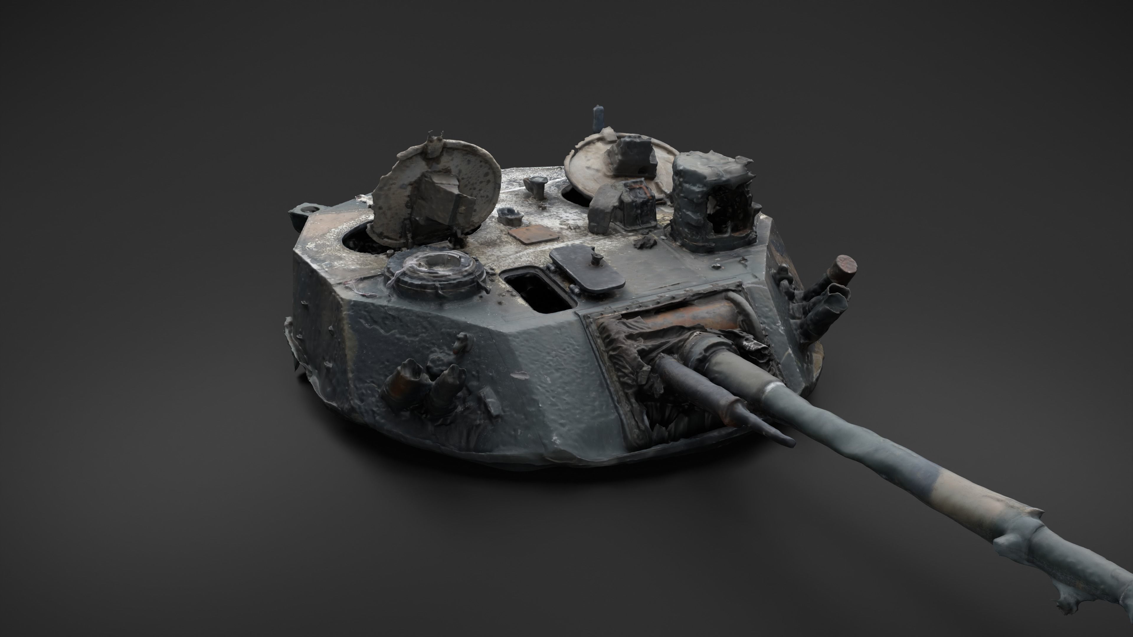 Combat module BMD-4M Bakhcha-U turret Photoscan 3D model_6