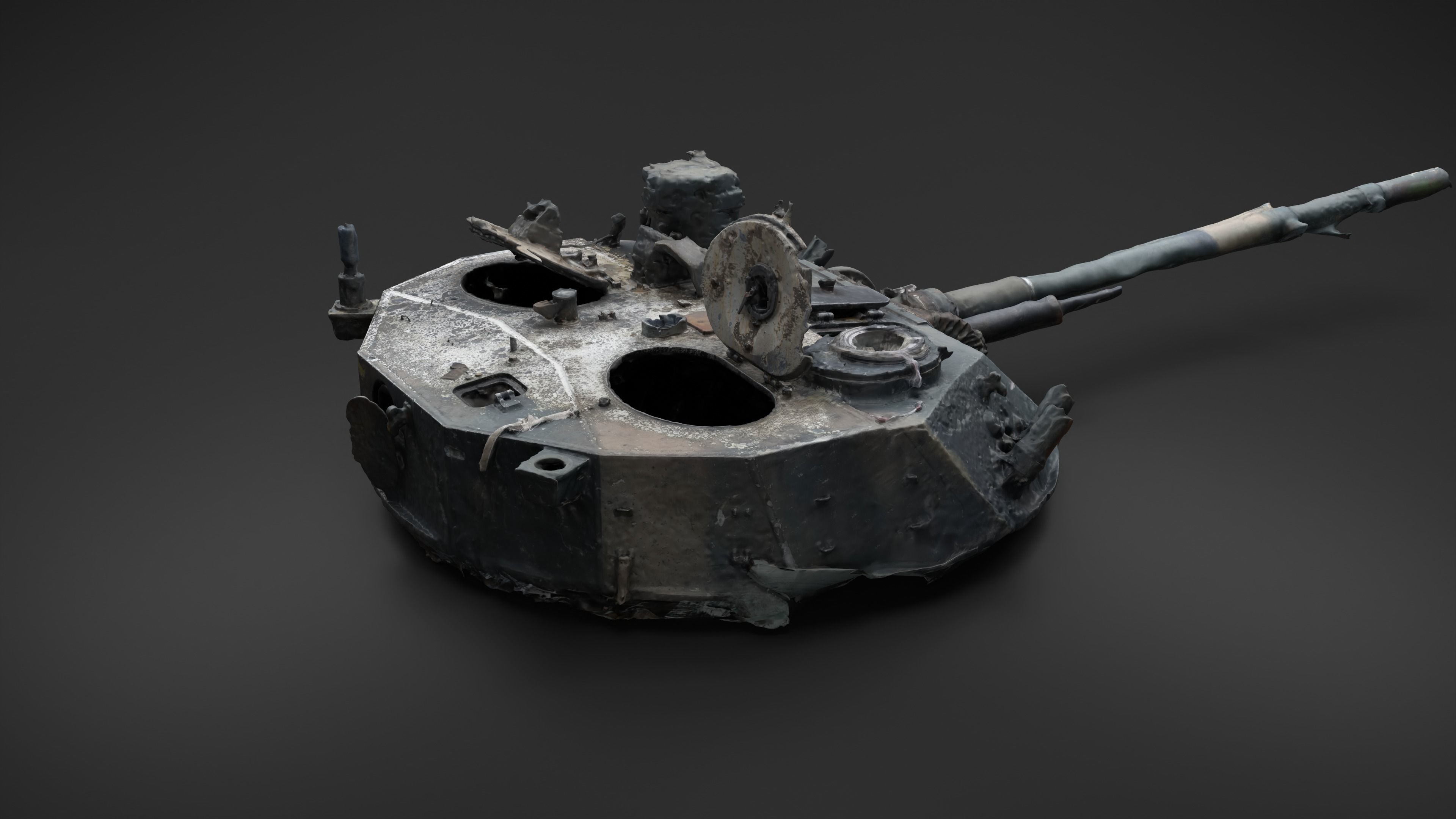 Combat module BMD-4M Bakhcha-U turret Photoscan 3D model_12
