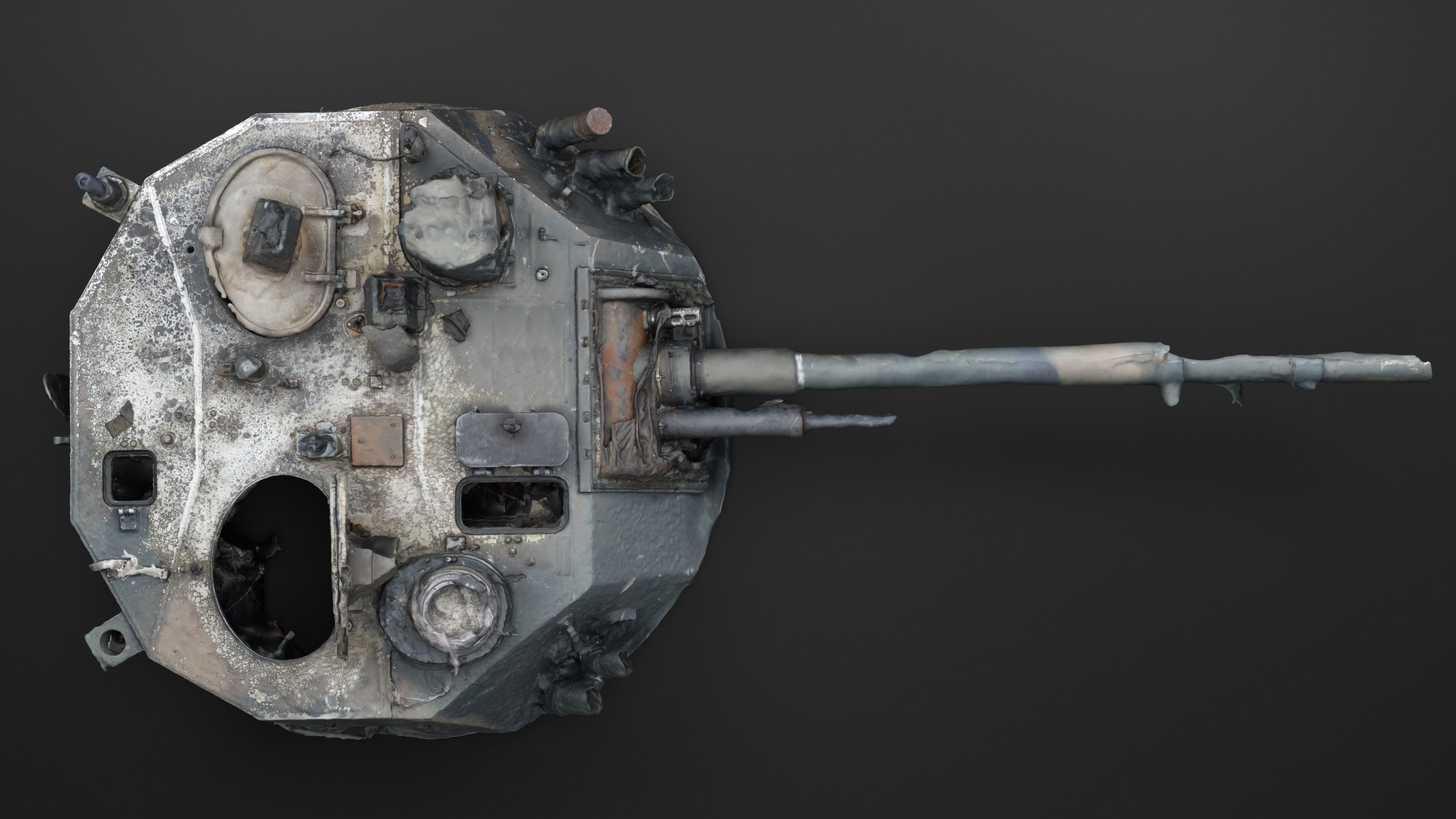 Combat module BMD-4M Bakhcha-U turret Photoscan 3D model_30