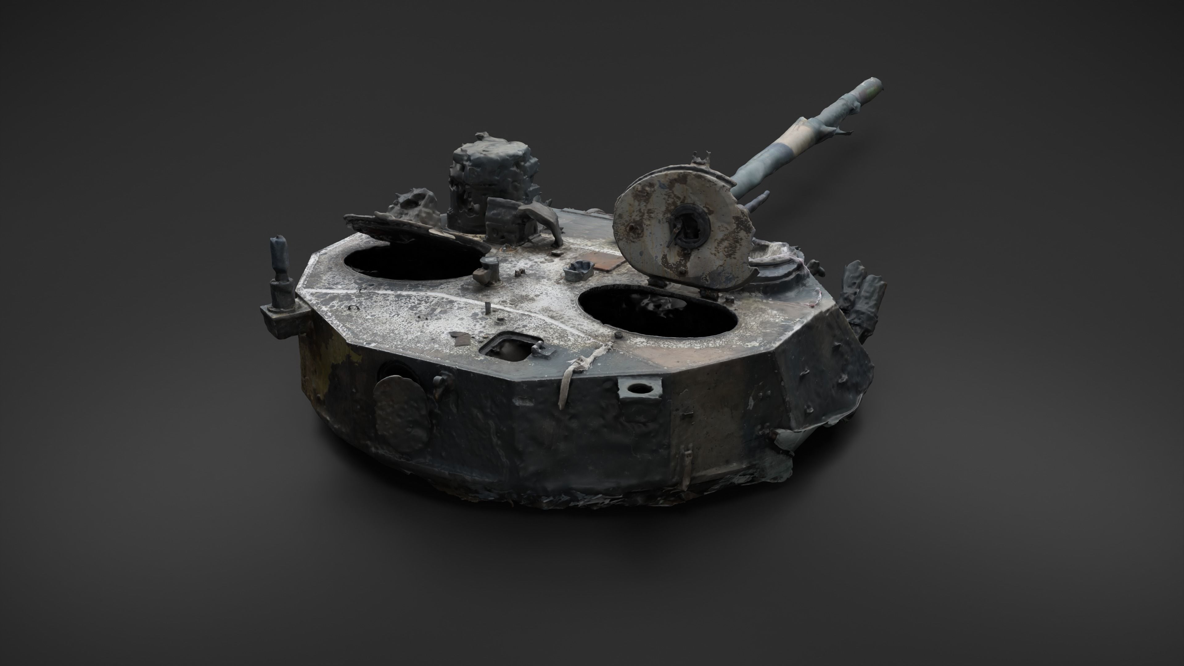Combat module BMD-4M Bakhcha-U turret Photoscan 3D model_14