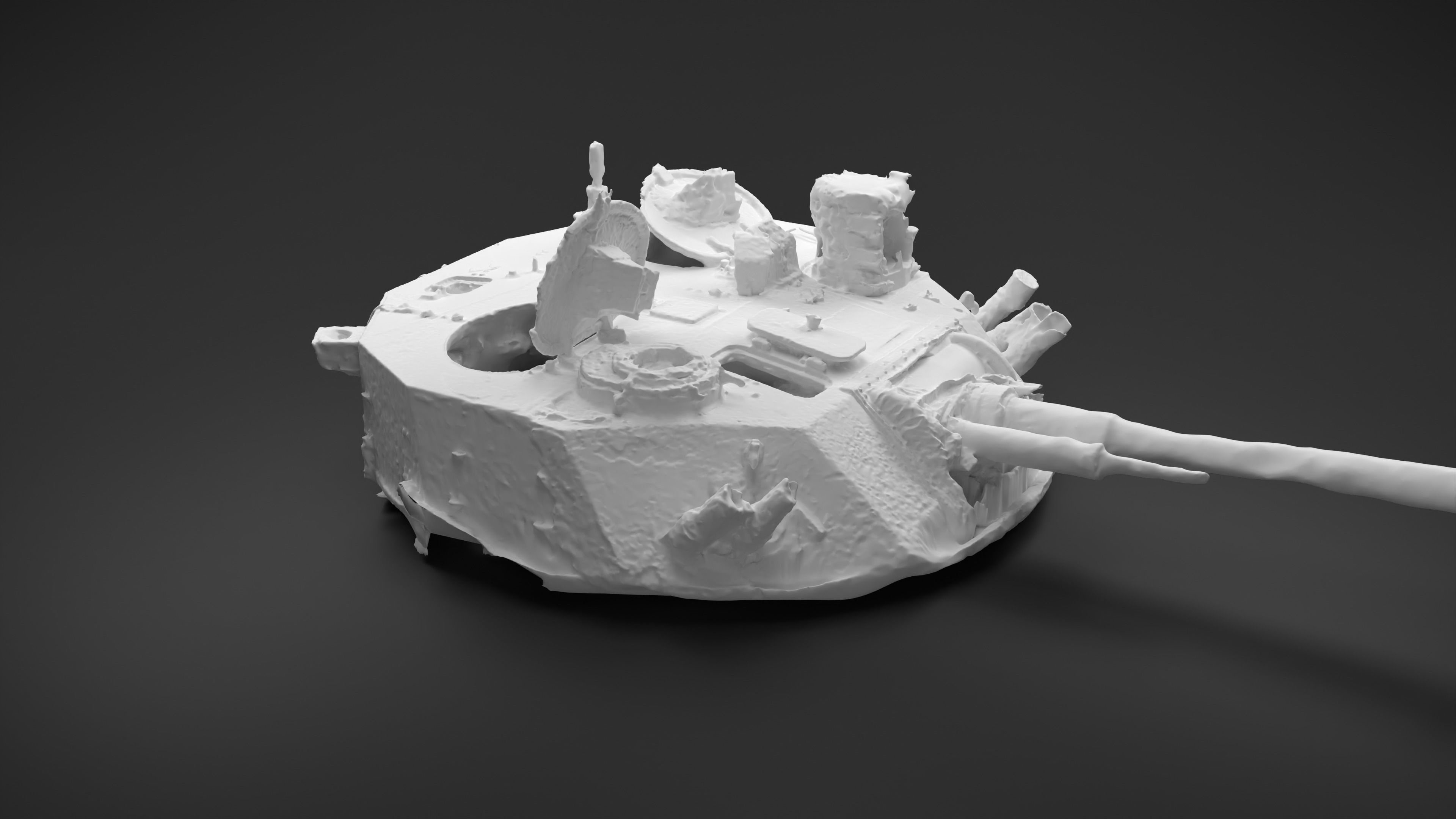 Combat module BMD-4M Bakhcha-U turret Photoscan 3D model_9