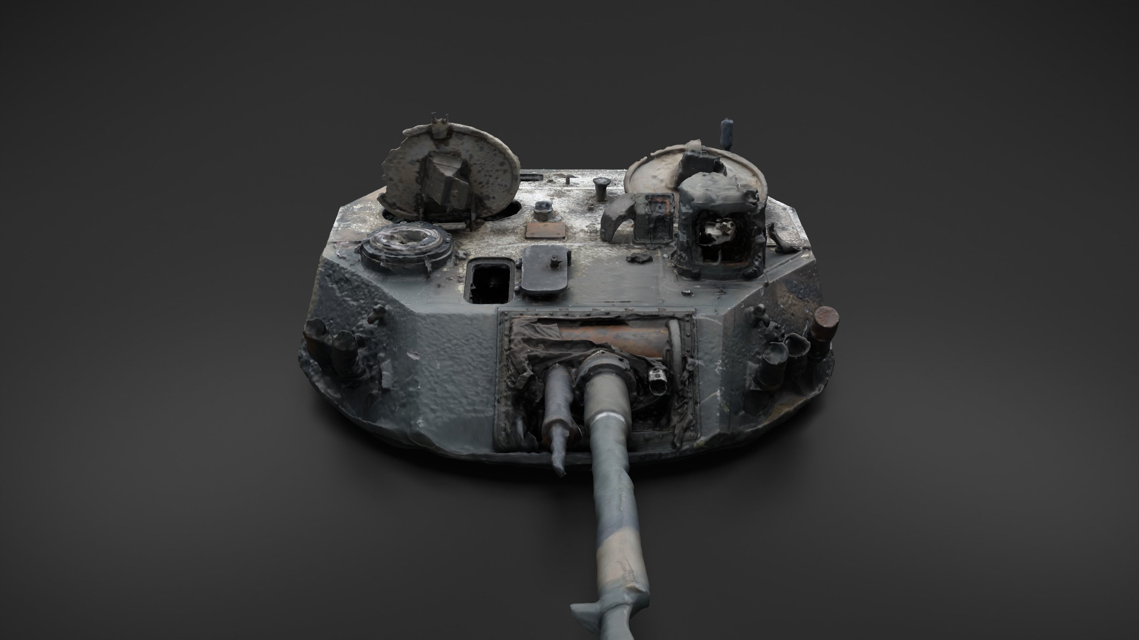 Combat module BMD-4M Bakhcha-U turret Photoscan 3D model_4