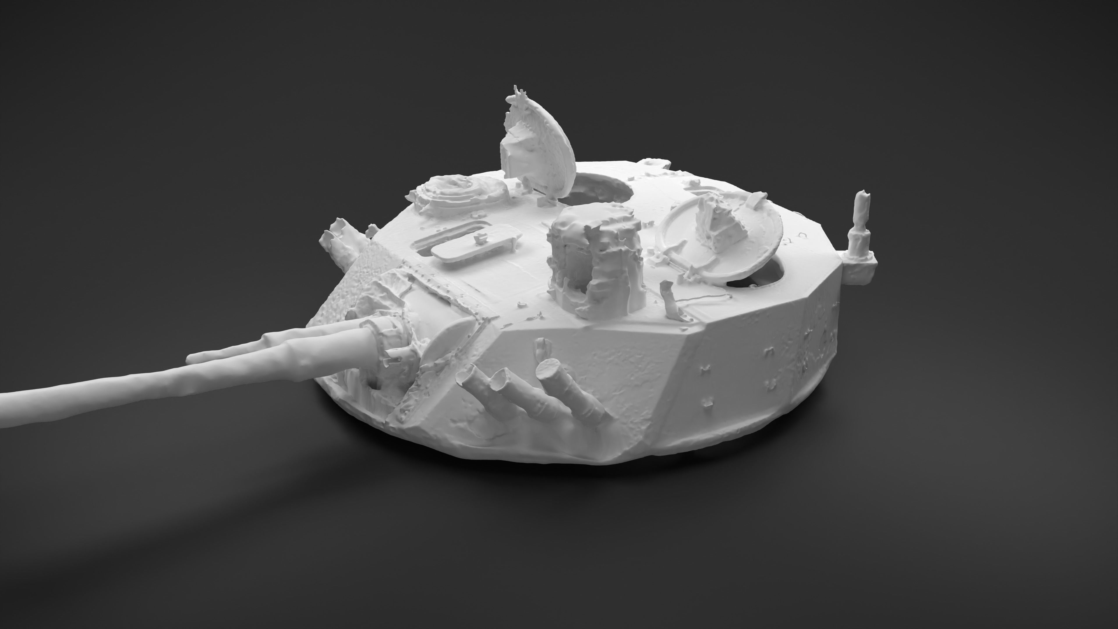 Combat module BMD-4M Bakhcha-U turret Photoscan 3D model_25