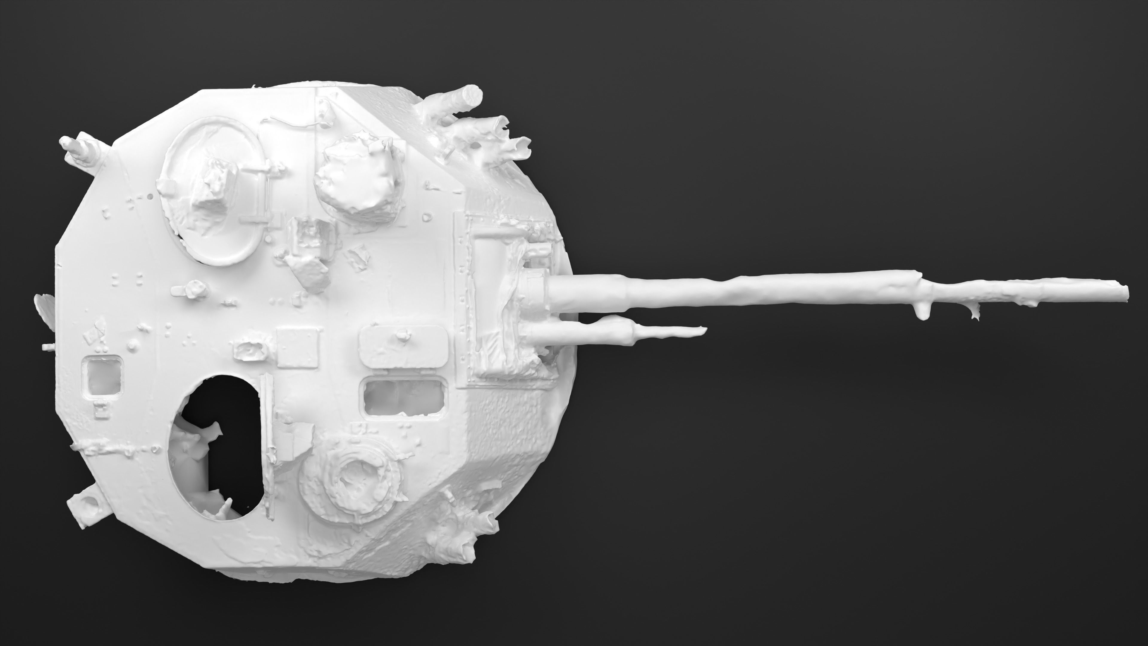 Combat module BMD-4M Bakhcha-U turret Photoscan 3D model_31