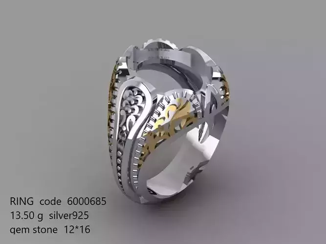 Men rings with stones