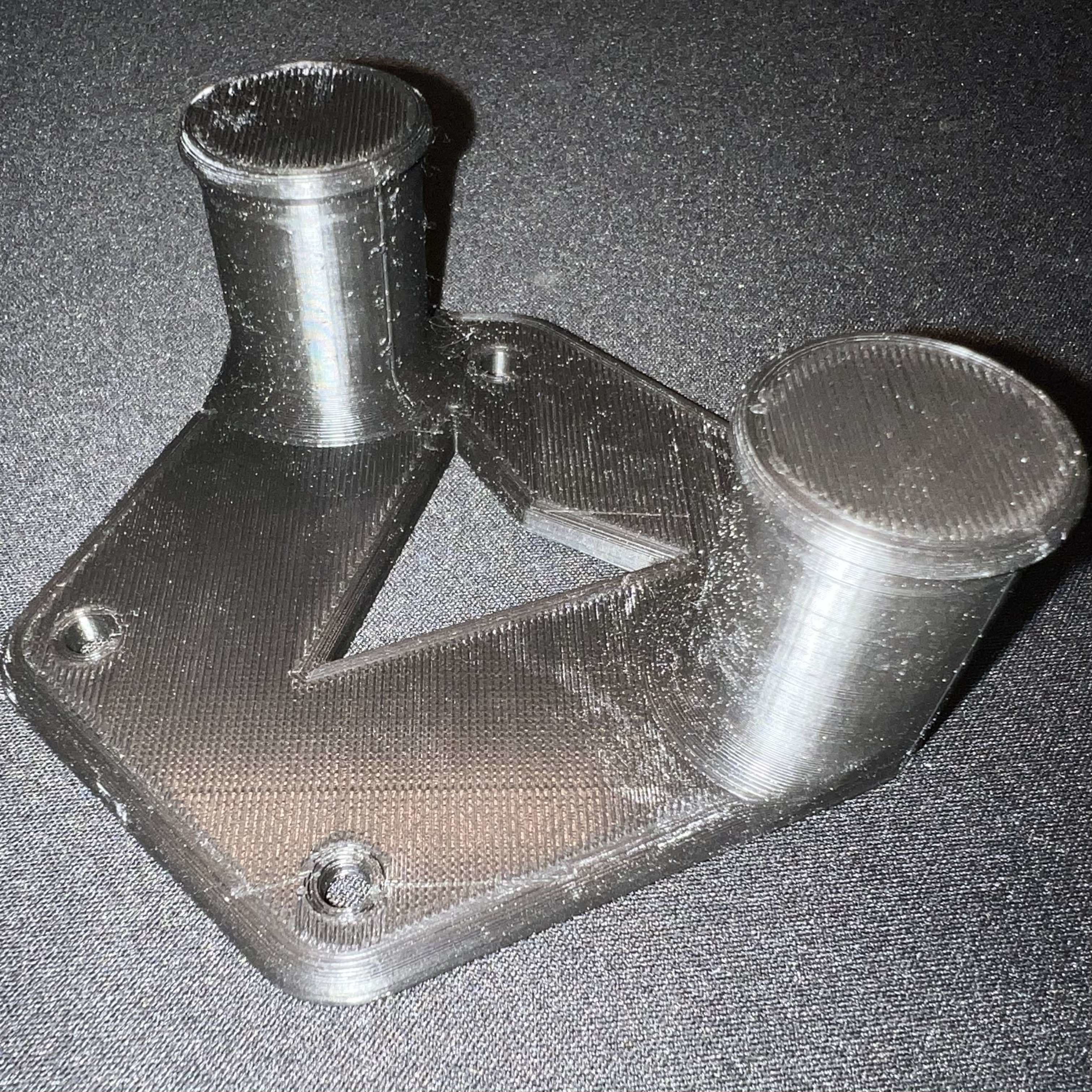  Meepo Board Electric Skateboard Double Bar Flashlight Mount 3D print model_2