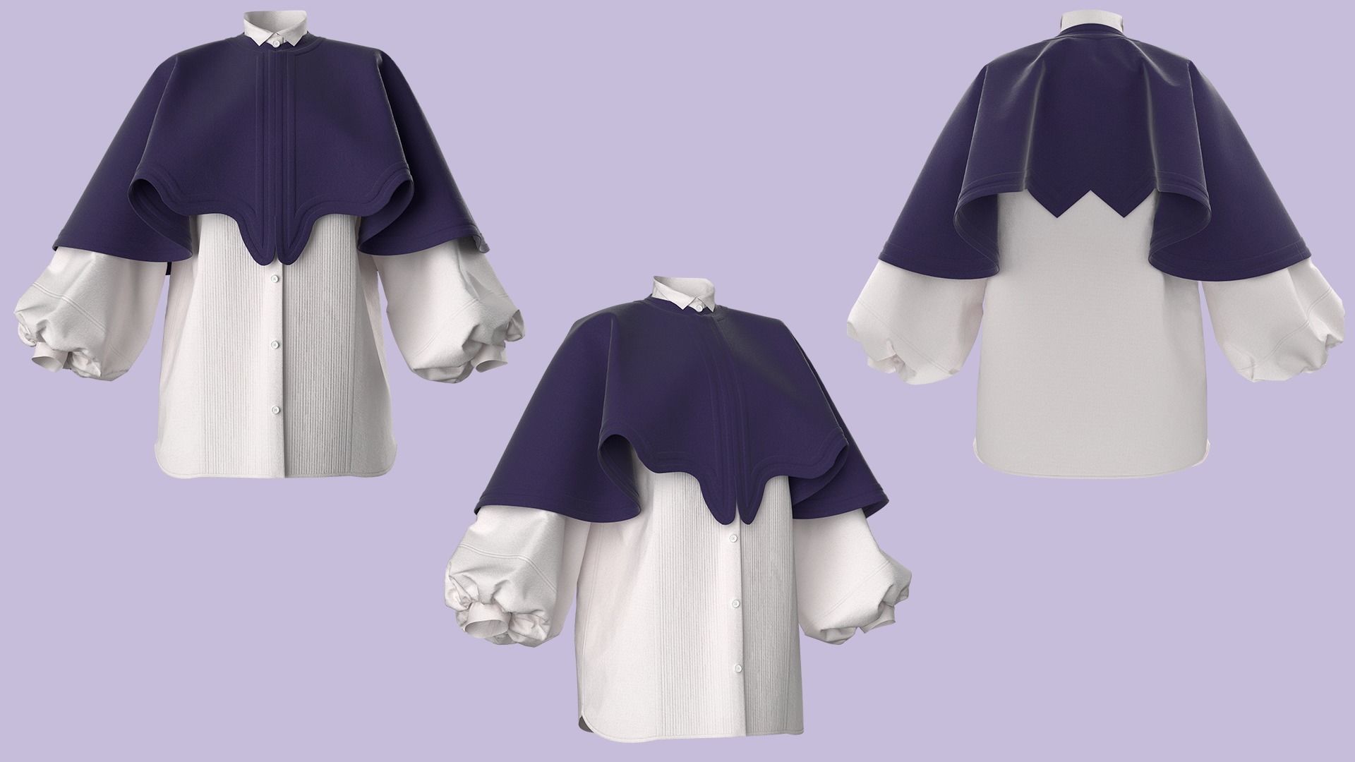 Female Outfit Marvelous Designer 3D model_1