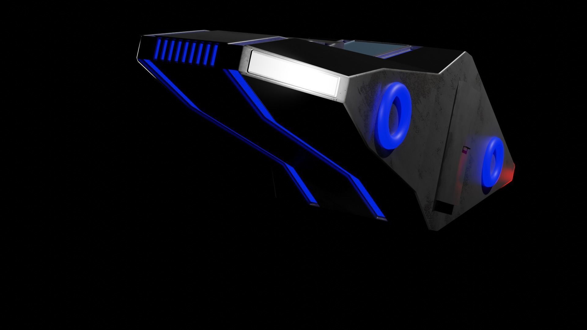 Flying Car 3D model_1